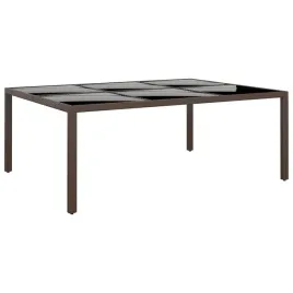 stol-ogrodowy-rattanowy-200x150x75-cm-brazowo-czarny