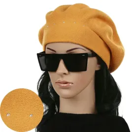 miodowy-beret-klasyczny-damski-zimowy-produkt-polski-majka