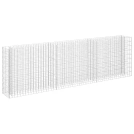 donica-gabionowa-270x30x90cm-srebrna-stal-galwanizowana