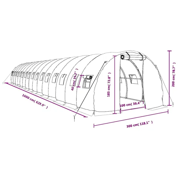 szklarnia-16x3x2m-biala-pe-stal-140g-m-stan-nowy