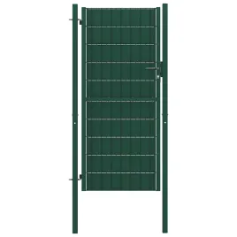 furtka-pvc-100x204cm-zamykana-na-zamek-zielona