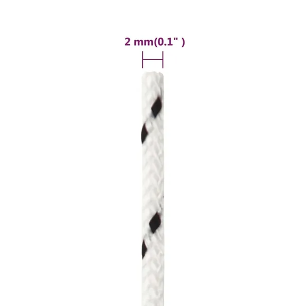 poliestrowa-linka-pleciona-2mm-biala-100m-stan-nowy