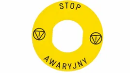 tabliczka-opisowa-zolta-okragla-fi60-stop-awaryjny-zby9pl30
