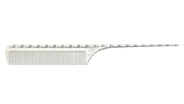 y-s-park-g01-white-profesjonalny-grzebien-fryzjerski-bialy-z-miarka-216-mm