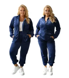 polski-komplet-dres-welurowy-na-suwak-plus-size-rozmiar-44-46-granatowy