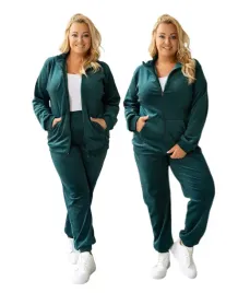 polski-komplet-dres-welurowy-na-suwak-plus-size-rozmiar-44-46-butelkowy