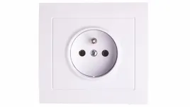 kier-gniazdo-pojedyncze-z-u-biale-gp-1wz-00