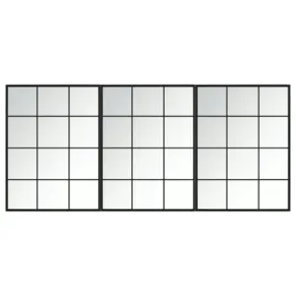 lustro-3w1-80x60cm-czarne-zestaw-3-sztuki