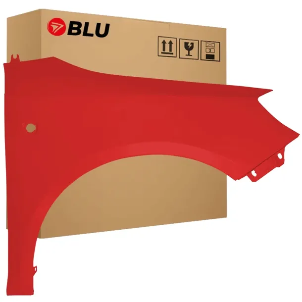 BLU Błotnik SKODA FABIA II 2 5J ROOMSTER 8151 prawy czerwony 07-15 przód