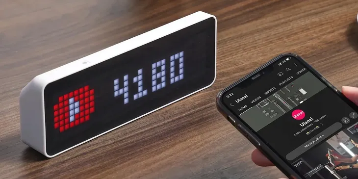 zegar-ulanzi-tc001-smart-pixel-clock-stan-nowy-kod-producenta-tc001