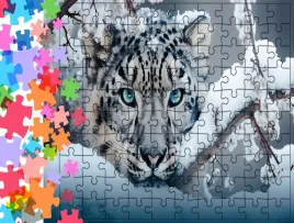 puzzle-tradycyjne-zwierzeta-jaguar-sniezny-producent