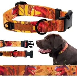 uniwersalna-obroza-z-regulacja-dla-duzego-psa-l-xl-30-mm-ukory-dino-zolta