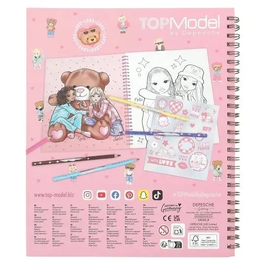 top-model-kolorowanka-team-teddy-13210-stan-nowy