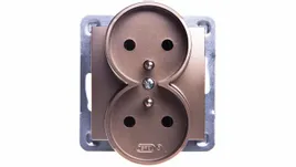 impresja-gniazdo-podwojne-z-u-zloty-metalik-gp-2yrz-m-28