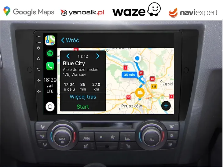 radio-2din-android-do-bmw-3-e90-e91-e93-e93-6-128gb-carplay-lte-bluetooth-odtwarzane-formaty-plikow-aac-ape-flac-mp3-wav-wma