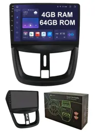 radio-2din-android-do-peugeot-207-4-64gb-dsp-carplay-bluetooth-usb-gps-wifi