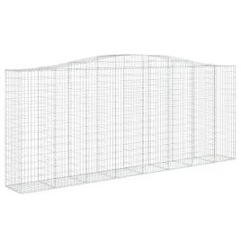 kosz-gabionowy-dekoracyjny-400x50x160-180cm-srebrny