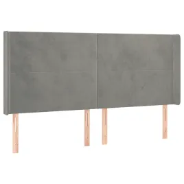 zaglowek-lozka-aksamitny-163x118-128cm-jasnoszary