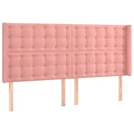 zaglowek-uszak-aksamit-rozowy-203x16x118-128-cm