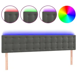zaglowek-led-aksamitny-180x78-88-cm-ciemnoszary
