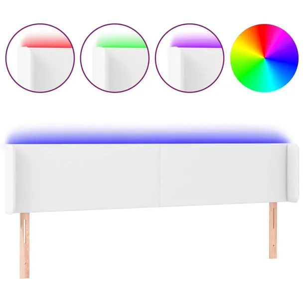 zaglowek-led-bialy-203x16x78-cm