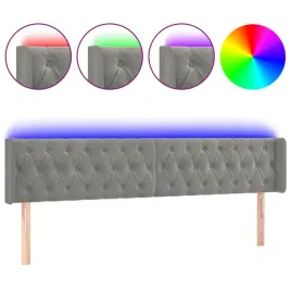 zaglowek-led-aksamitowy-183x16x78-jasnoszary