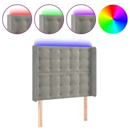 zaglowek-led-aksamit-jasnoszary-93x16x118-128-cm
