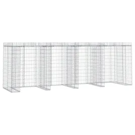 gabionowa-scianka-350x91x120cm-srebrna