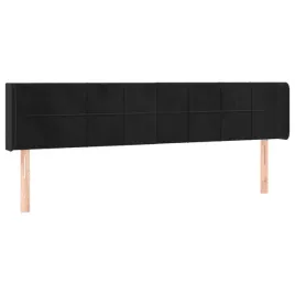 zaglowek-lozka-aksamitny-czarny-103x16x78-88-cm