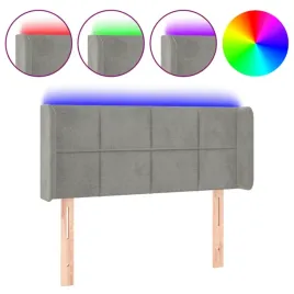 zaglowek-led-aksamit-jasnoszary-103x78-cm