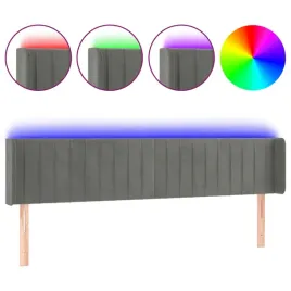 zaglowek-led-aksamitowy-163x16x78-88cm-jasnoszary