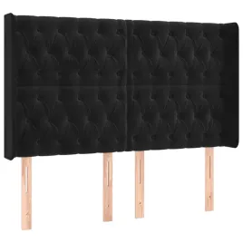 zaglowek-uszak-aksamit-czarny-163x16x118-128-cm