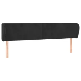 zaglowek-uszak-aksamit-czarny-203x23x78cm