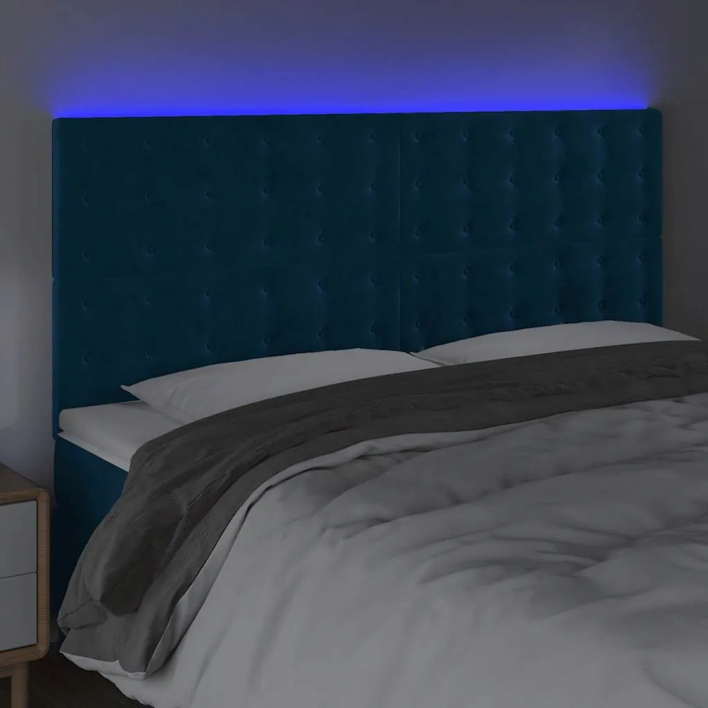 led-zaglowek-200x118-cm-ciemnoniebieski