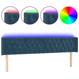zaglowek-led-aksamit-ciemnoniebieski-203x16x78-88cm-ip65