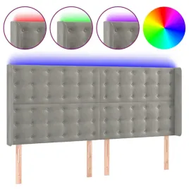zaglowek-led-aksamitny-183x16x118-jasnoszary