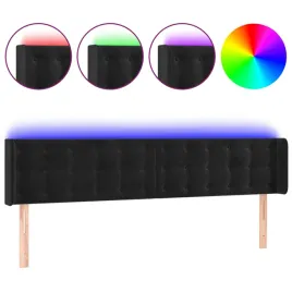 zaglowek-led-aksamitny-203x16-czarny