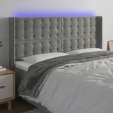 zaglowek-led-203x16cm-jasnoszary
