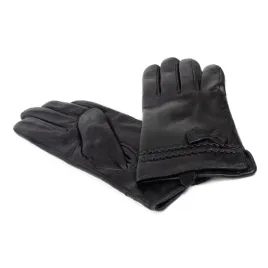 czarne-stylowe-damskie-rekawiczki-skorzane-skora-cieleca-polar-xl