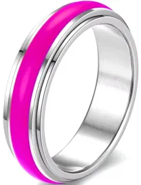 srebrny-pierscionek-rozowy-fiolet-antystresowy-anxiety-ring-stal-szlachetna
