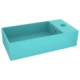 umywalka-ceramika-480x250x150-jasnozielona-z-otworem-przelewowym