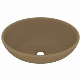 owalna-umywalka-ceramika-matowa-krem-400x330x135mm