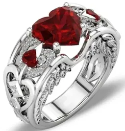 srebrny-pierscionek-rubin-w-ksztalcie-serca-ruby-heart-stal-chirurgiczna