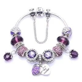 srebrna-bransoletka-charms-beads-ametyst-cyrkonie-serce-jagody-kwiaty-love