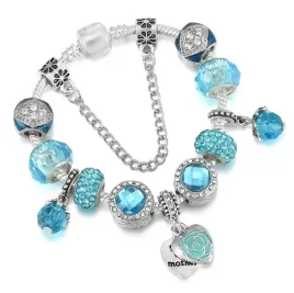 srebrna-bransoletka-charms-beads-akwamaryn-cyrkonie-serce-jagody-kwiaty