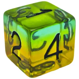 kosc-d6-do-gry-zielona-zolta-czarna-zelek-dandd-handmade-baldur-s-gate-mtg