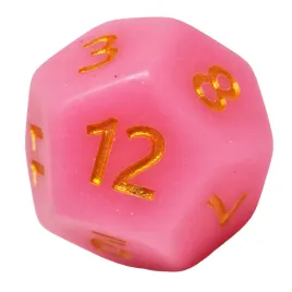 kosc-d12-do-gry-rozowa-zloty-napis-rose-gold-dandd-handmade-baldur-s-gate-mtg
