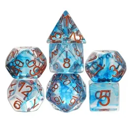 zestaw-7-kosci-przezroczyste-niebieskie-miedziany-nadruk-d20-k20-rpg-dd-mtg