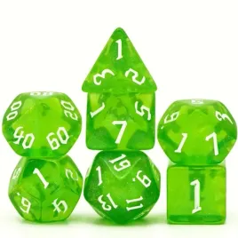 zestaw-7-kosci-zielone-bialy-nadruk-d4-20-k20-rpg-dandd-mtg-baldur-s-gate-3