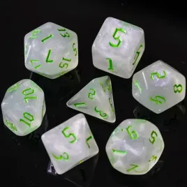 zestaw-7-kosci-przezroczyste-zielony-nadruk-d4-20-k20-rpg-dandd-baldur-s-gate